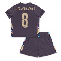 Camisa de time de futebol Inglaterra Alexander-Arnold #8 Replicas 2º Equipamento Infantil Europeu 2024 Manga Curta (+ Calças curtas)